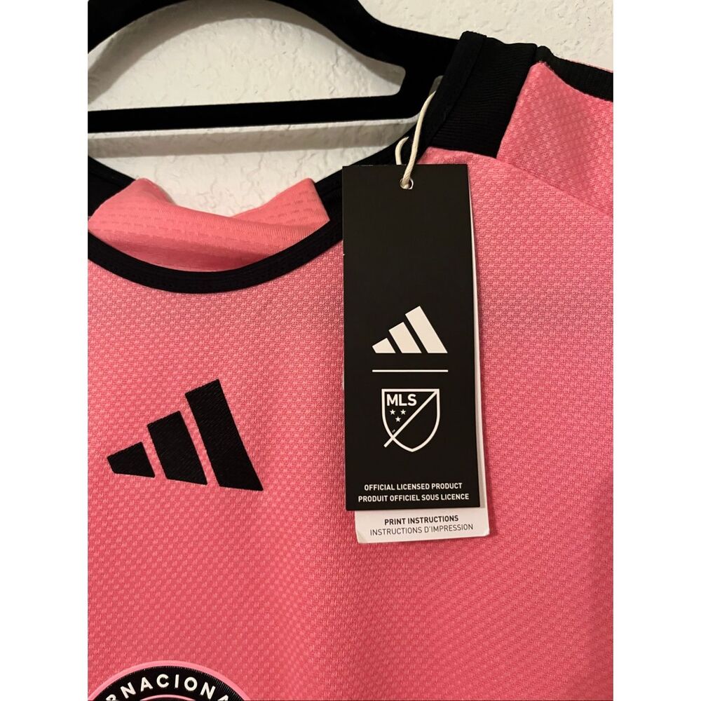 Adidas Adult Inter Miami CF 2024 Lionel Messi #10 Primary Replica Jersey NEW NWT - Picture 5 of 9